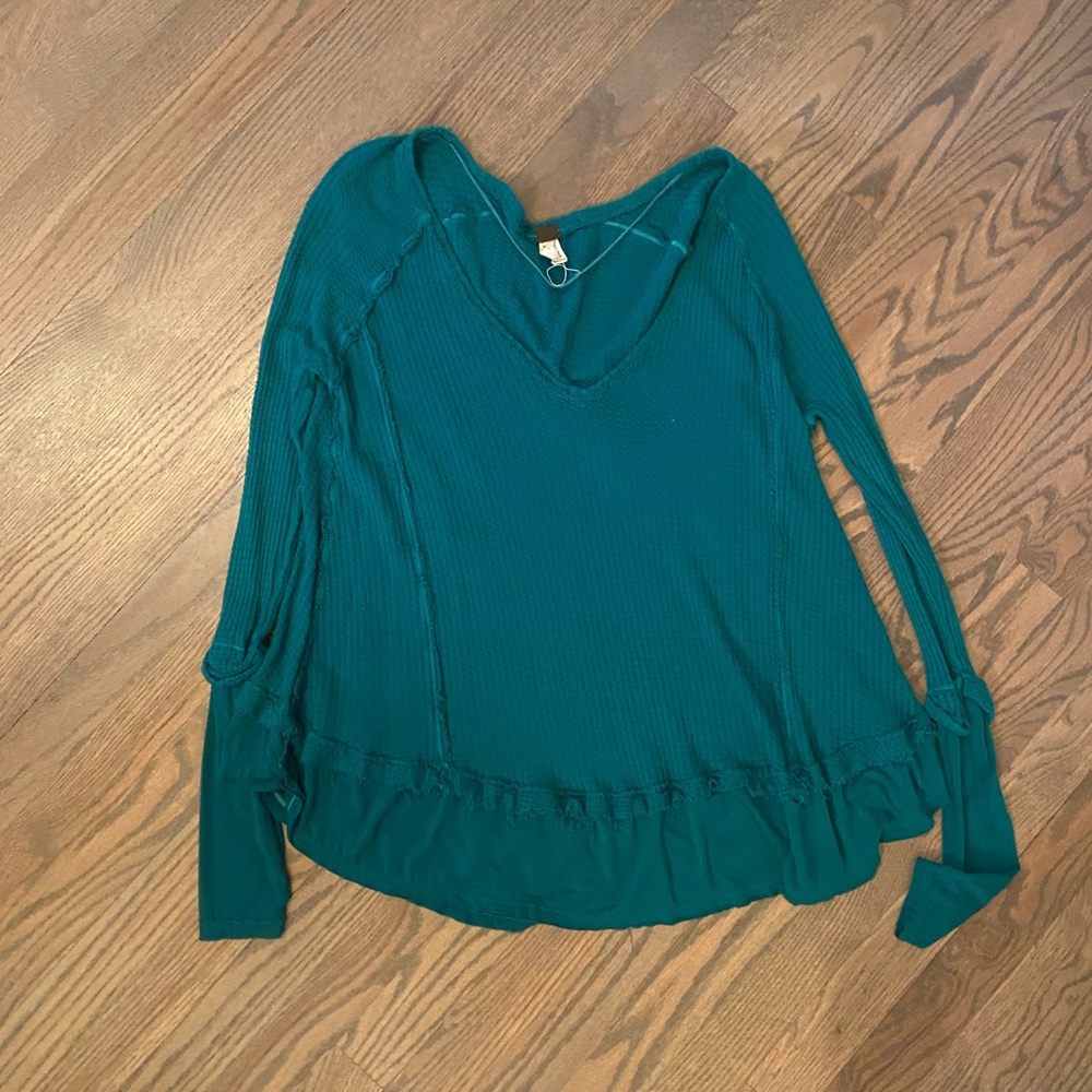 We the Free Turquoise Tunic